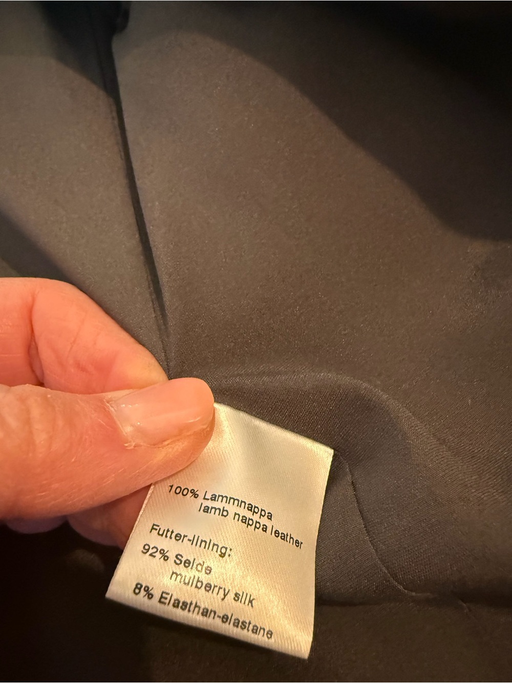 AKRIS Anthracite Leather Blazer - Mainline - Picture 4 of 11